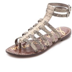 Sam Edelman Snakeskin Gladiator Sandals 7.5​​
